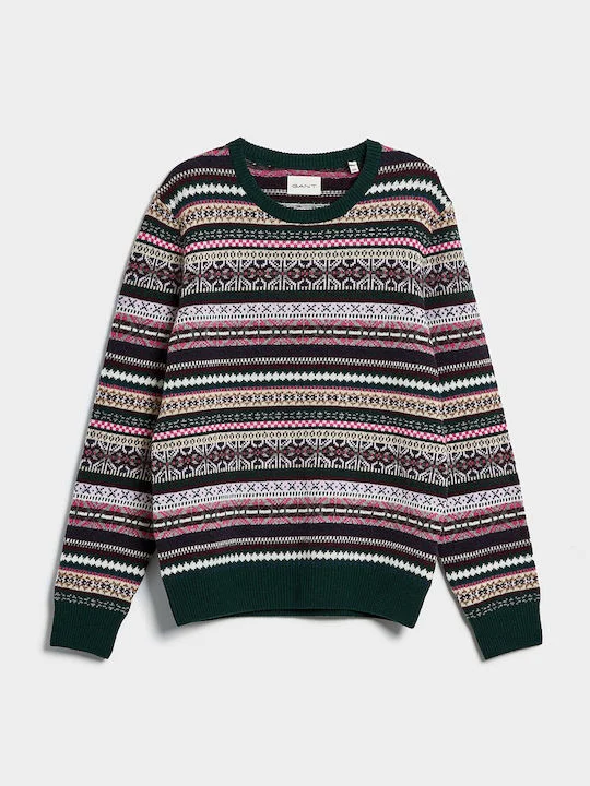 Gant - MULTI COLOUR FAIR ISLE C-NECK Gant - MULTI COLOUR FAIR ISLE C-NECK