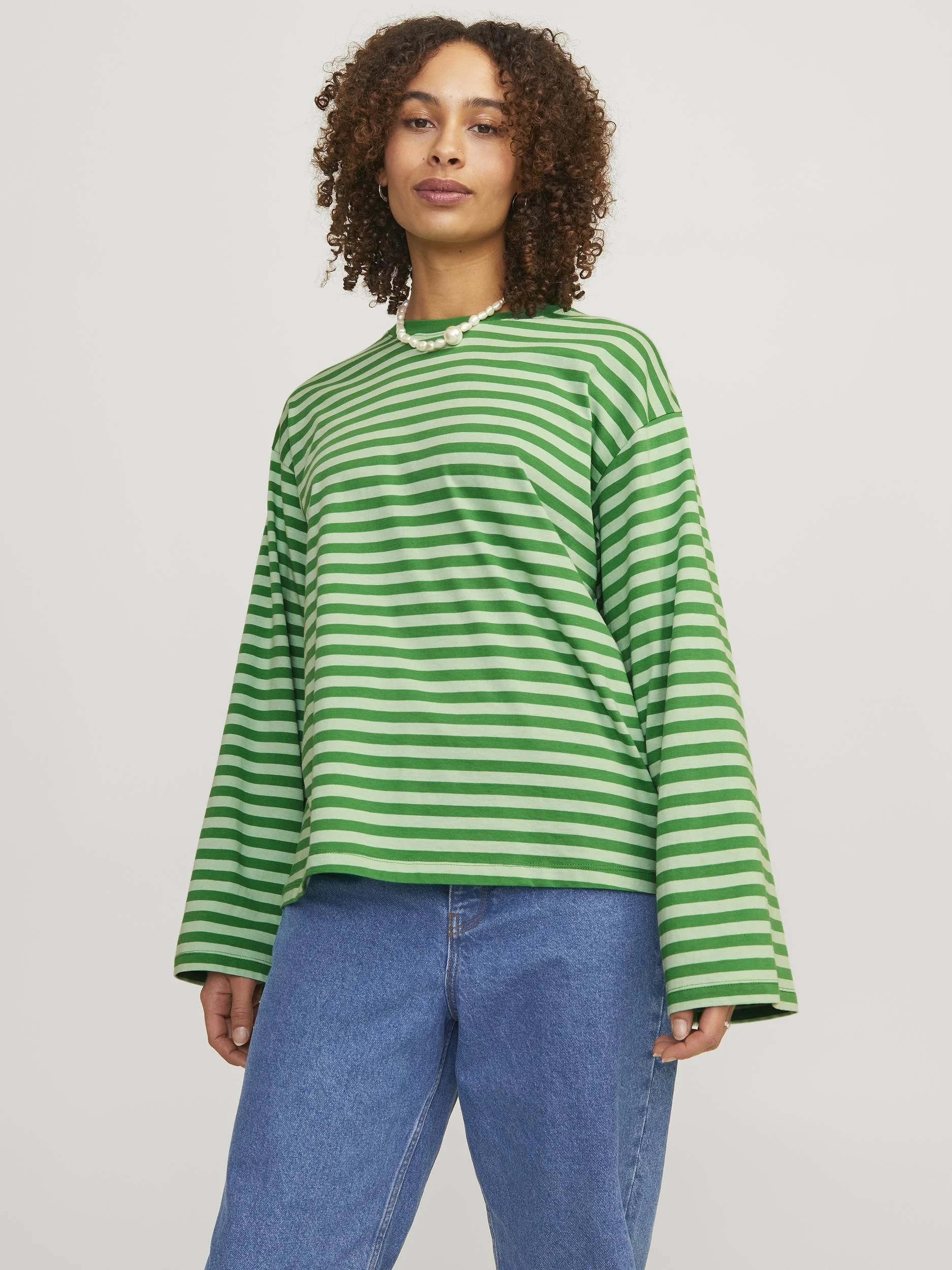JJXX - JXAMALIE RLX LS STRIPE TEE JRS JJXX - JXAMALIE RLX LS STRIPE TEE JRS