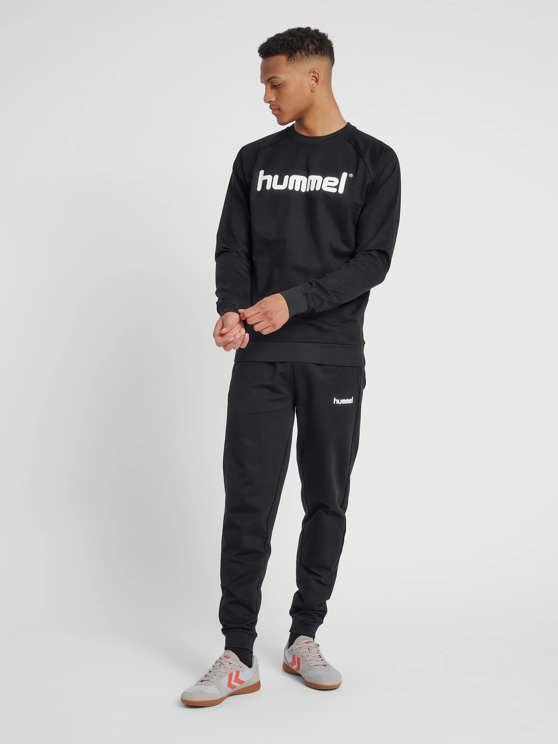 HUMMEL - GO COTTON LOGO SWEATSHIRT HUMMEL - GO COTTON LOGO SWEATSHIRT