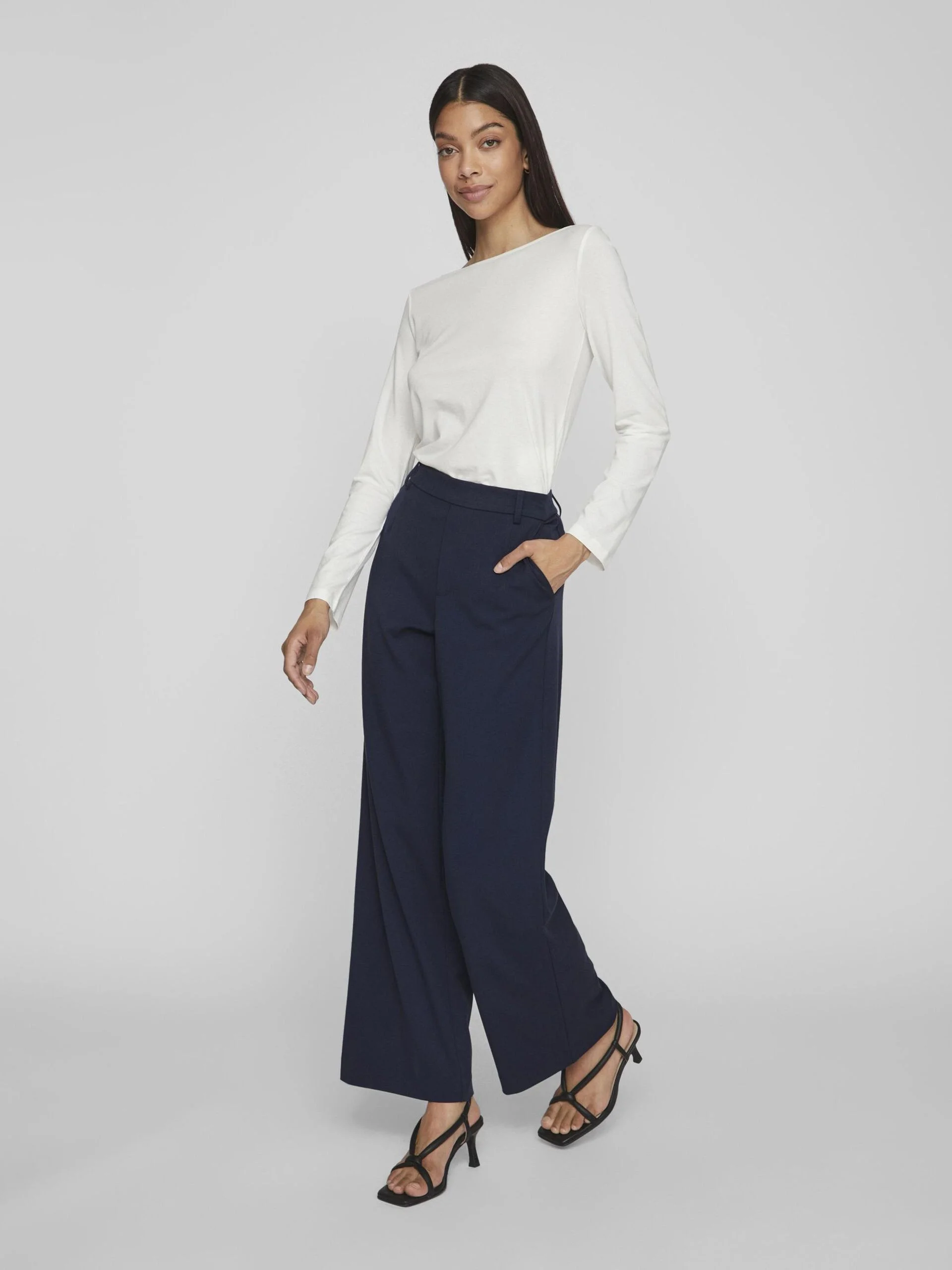 VILA - VIVARONE HW WIDE PANT - NOOS VILA - VIVARONE HW WIDE PANT - NOOS