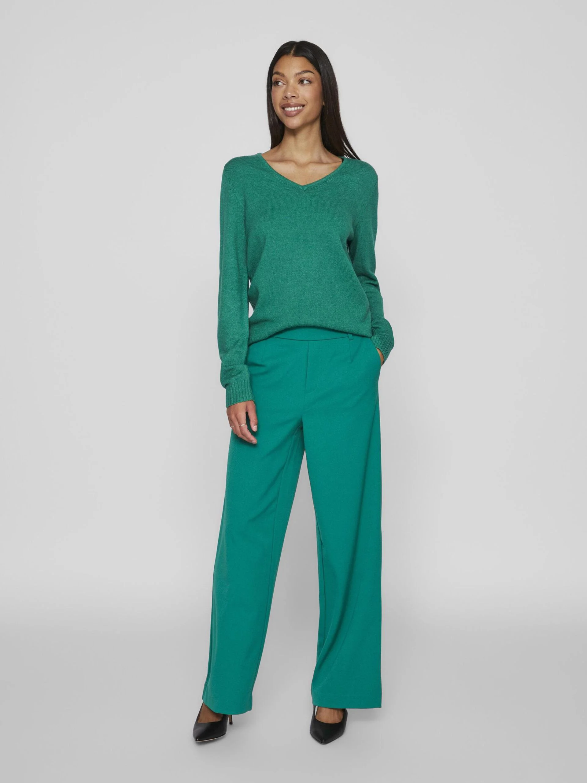 VILA - VIVARONE HW WIDE PANT - NOOS VILA - VIVARONE HW WIDE PANT - NOOS