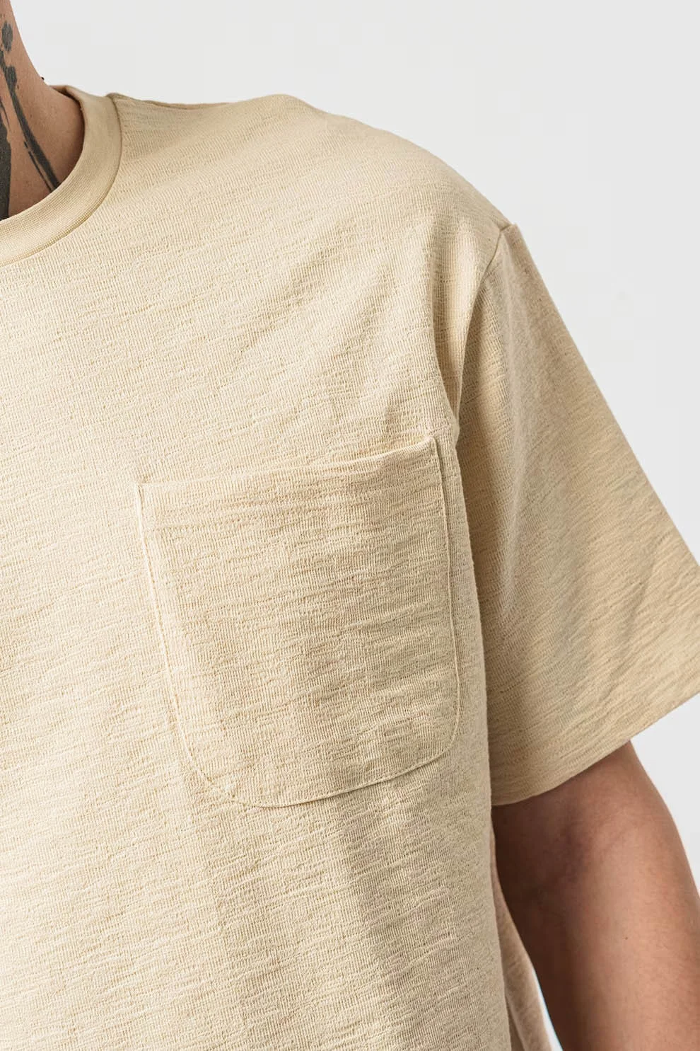 SELECTED MEN - SLHLOOSESAUL SLUB SS... SELECTED MEN - SLHLOOSESAUL SLUB SS...