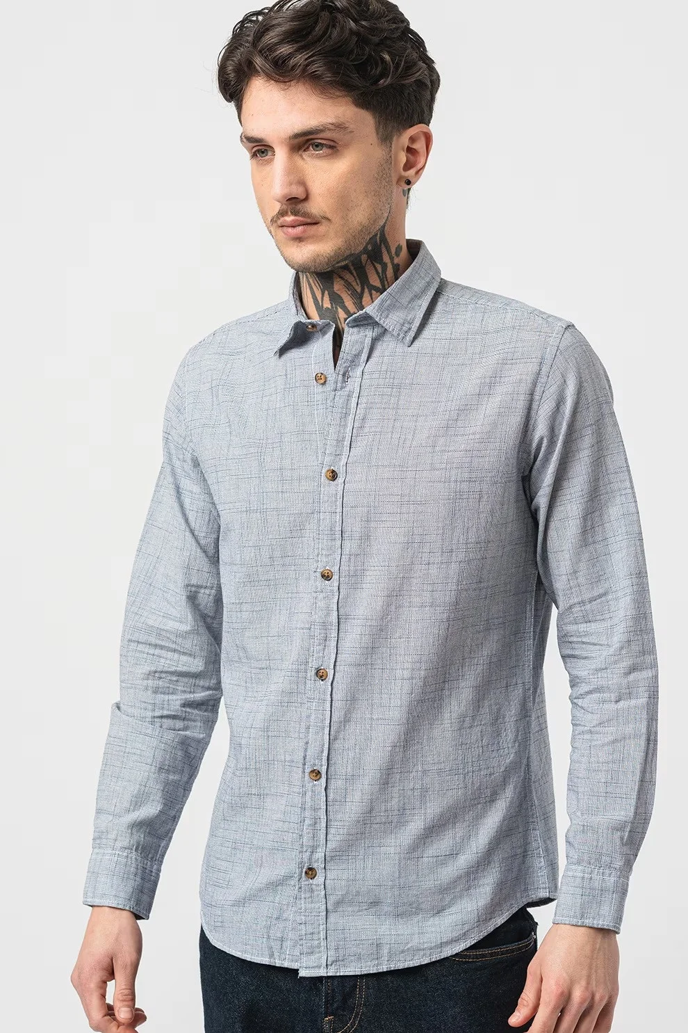 Jack & Jones - JJSTRUCTURE SHIRT LS Jack & Jones - JJSTRUCTURE SHIRT LS