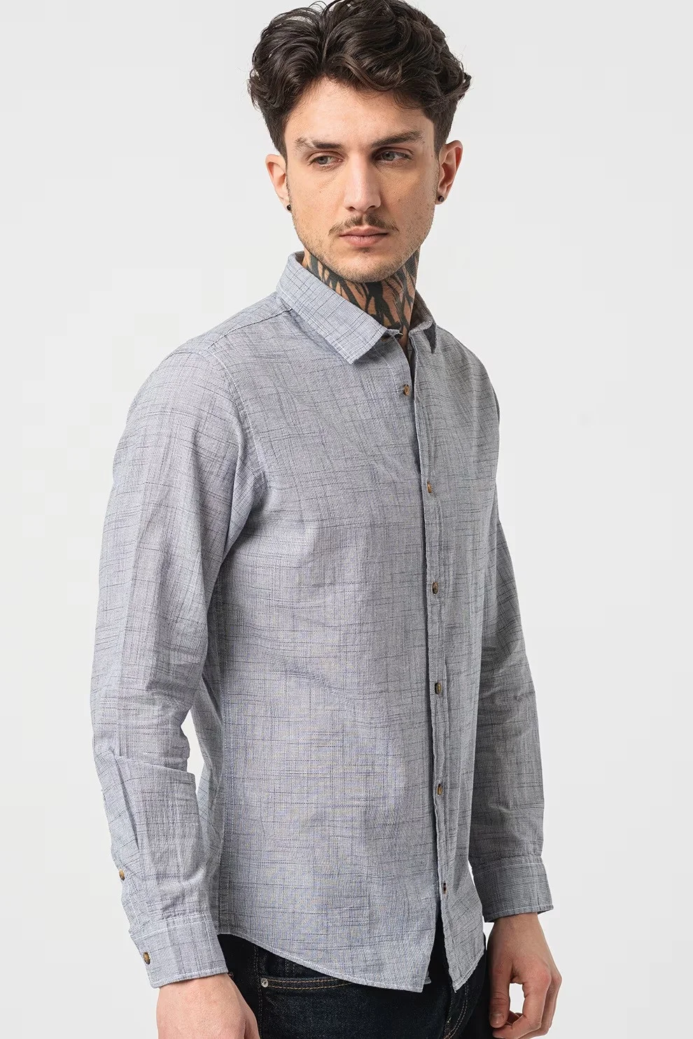 Jack & Jones - JJSTRUCTURE SHIRT LS Jack & Jones - JJSTRUCTURE SHIRT LS