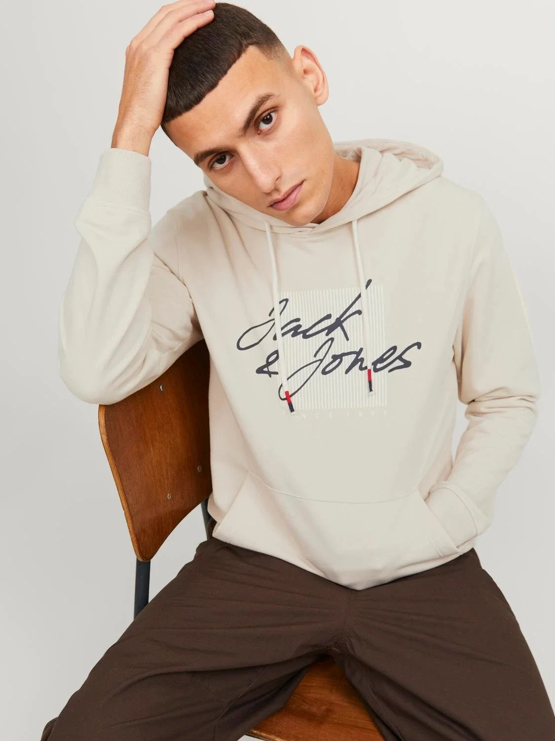 Jack & Jones - JJZURI SWEAT HOOD Jack & Jones - JJZURI SWEAT HOOD