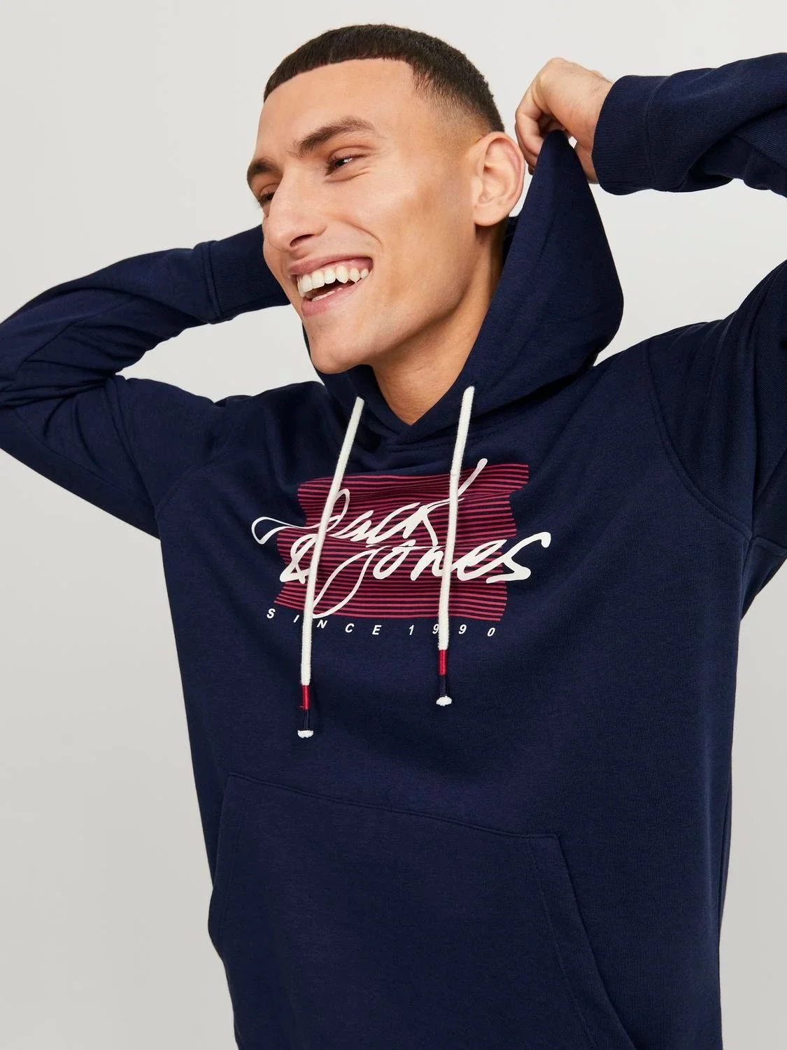 Jack & Jones - JJZURI SWEAT HOOD Jack & Jones - JJZURI SWEAT HOOD
