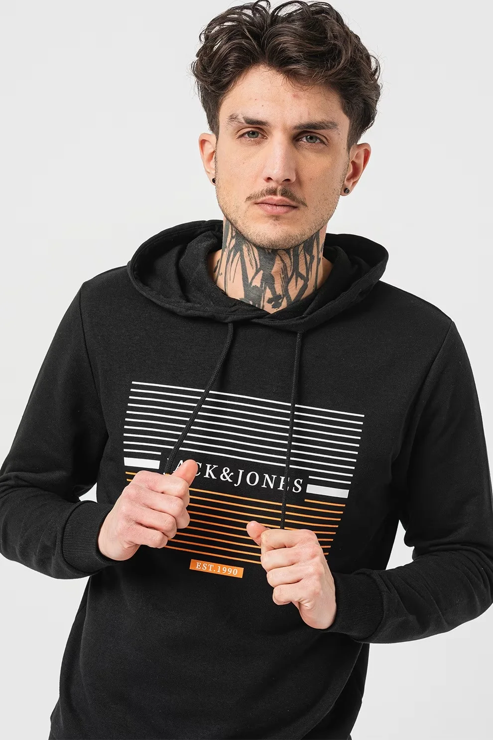 Jack & Jones - JJCYRUS SWEAT HOOD Jack & Jones - JJCYRUS SWEAT HOOD