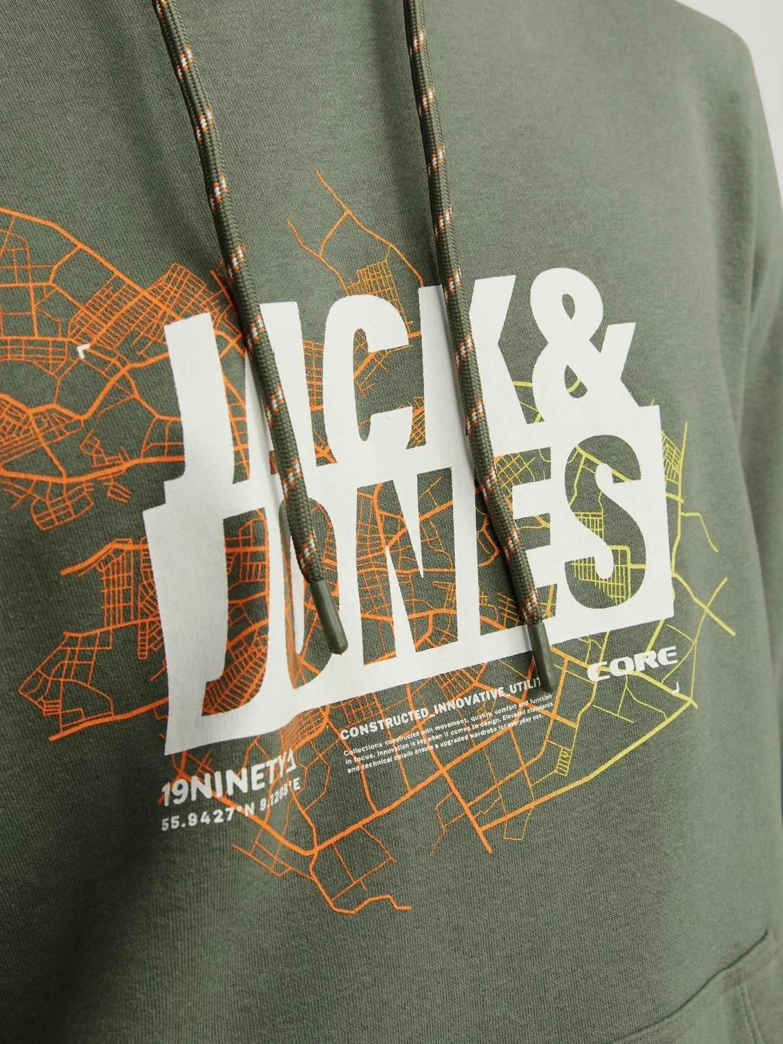 Jack & Jones - JCOMAP LOGO SWEAT HOOD SN Jack & Jones - JCOMAP LOGO SWEAT HOOD SN