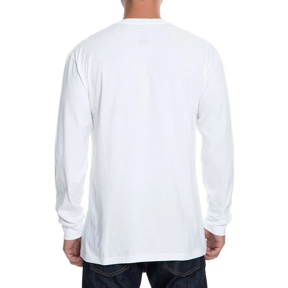 VANS - VANS MN CLASSIC LS WHITE/BLACK VANS - VANS MN CLASSIC LS WHITE/BLACK