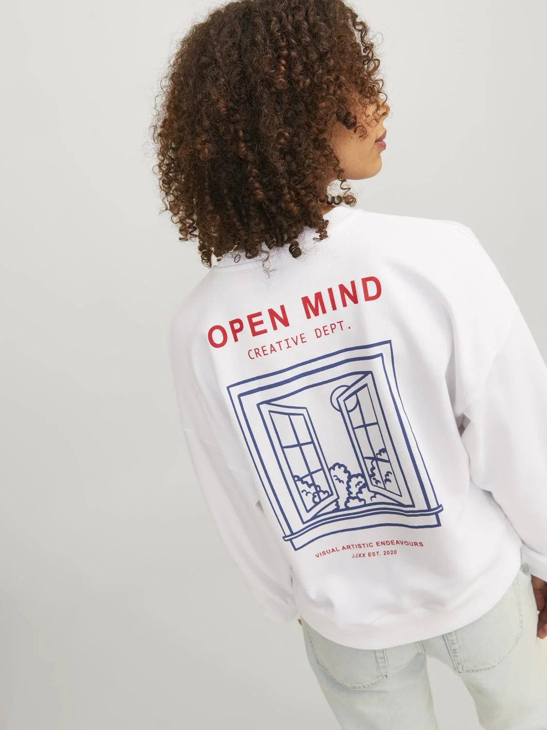 JJXX - JXENYA RLX SHORT LS CREW SWT JJXX - JXENYA RLX SHORT LS CREW SWT