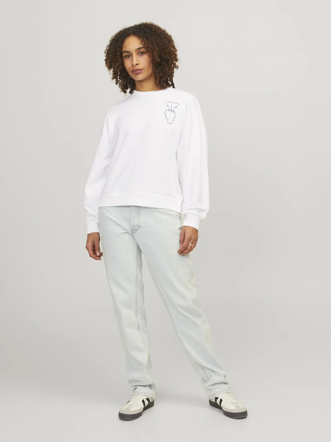 JJXX - JXENYA RLX SHORT LS CREW SWT JJXX - JXENYA RLX SHORT LS CREW SWT