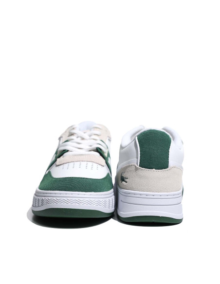 Lacoste - L001 Leather Contrasted Tongue Sneakers Size 40