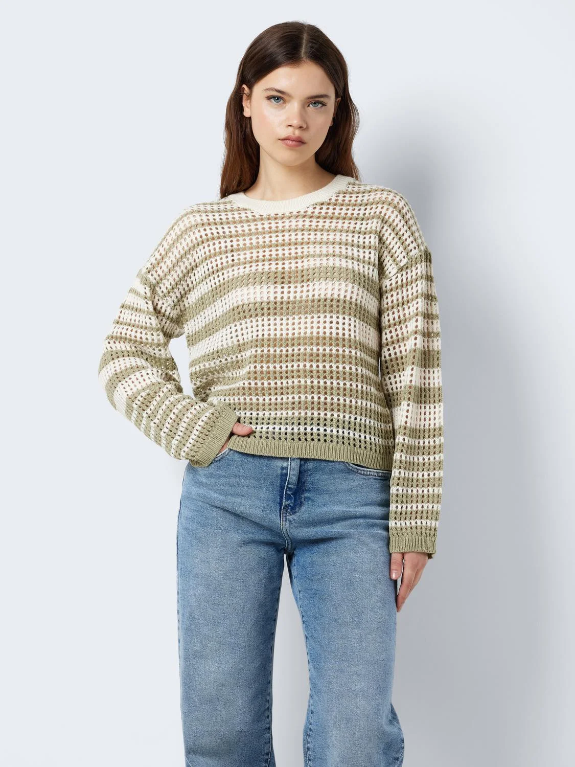 Noisy May - NMJOLA L/S O-NECK KNIT DD Noisy May - NMJOLA L/S O-NECK KNIT DD