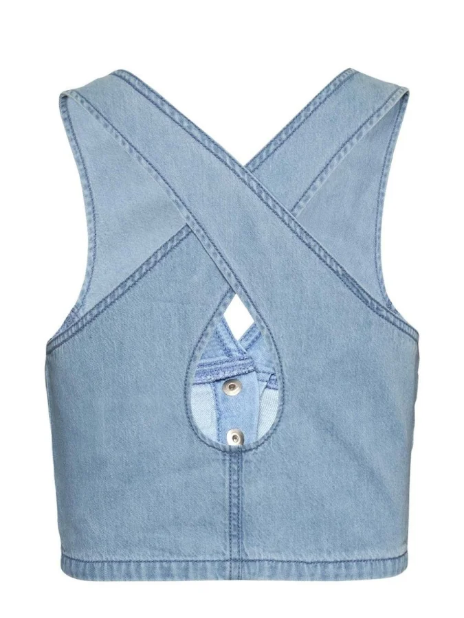 Tommy Jeans - TJW CHAMBRAY TOP 2