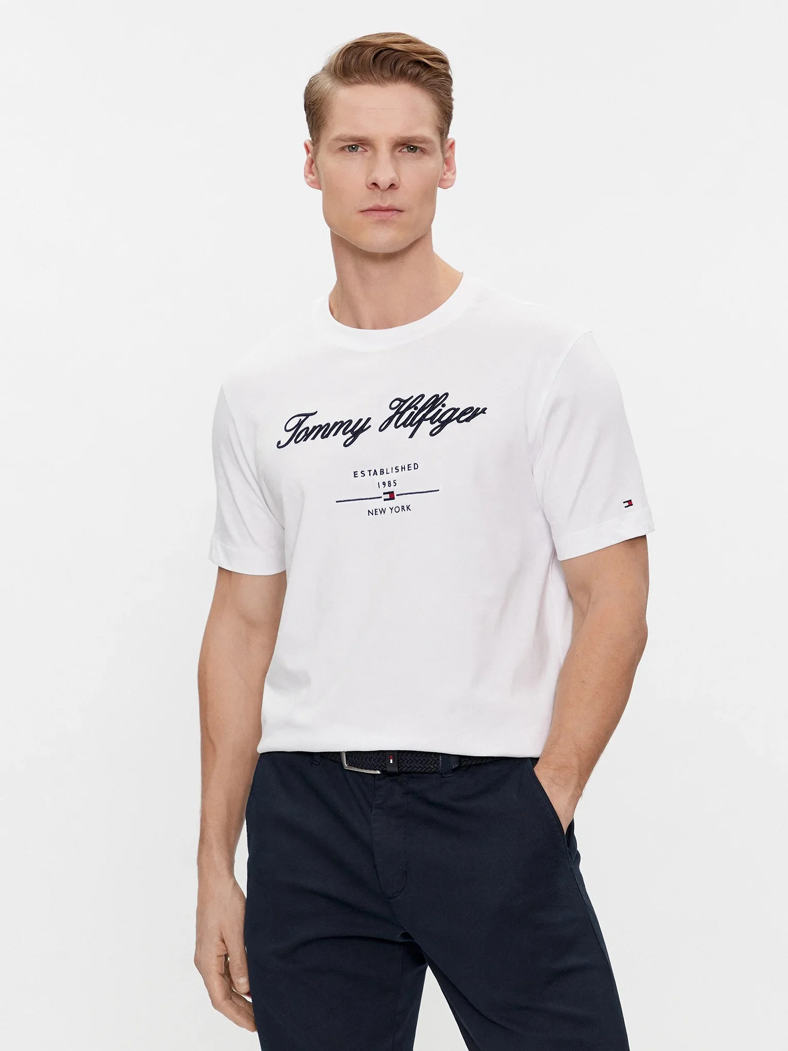 Tommy Hilfiger - SCRIPT LOGO TEE Tommy Hilfiger - SCRIPT LOGO TEE