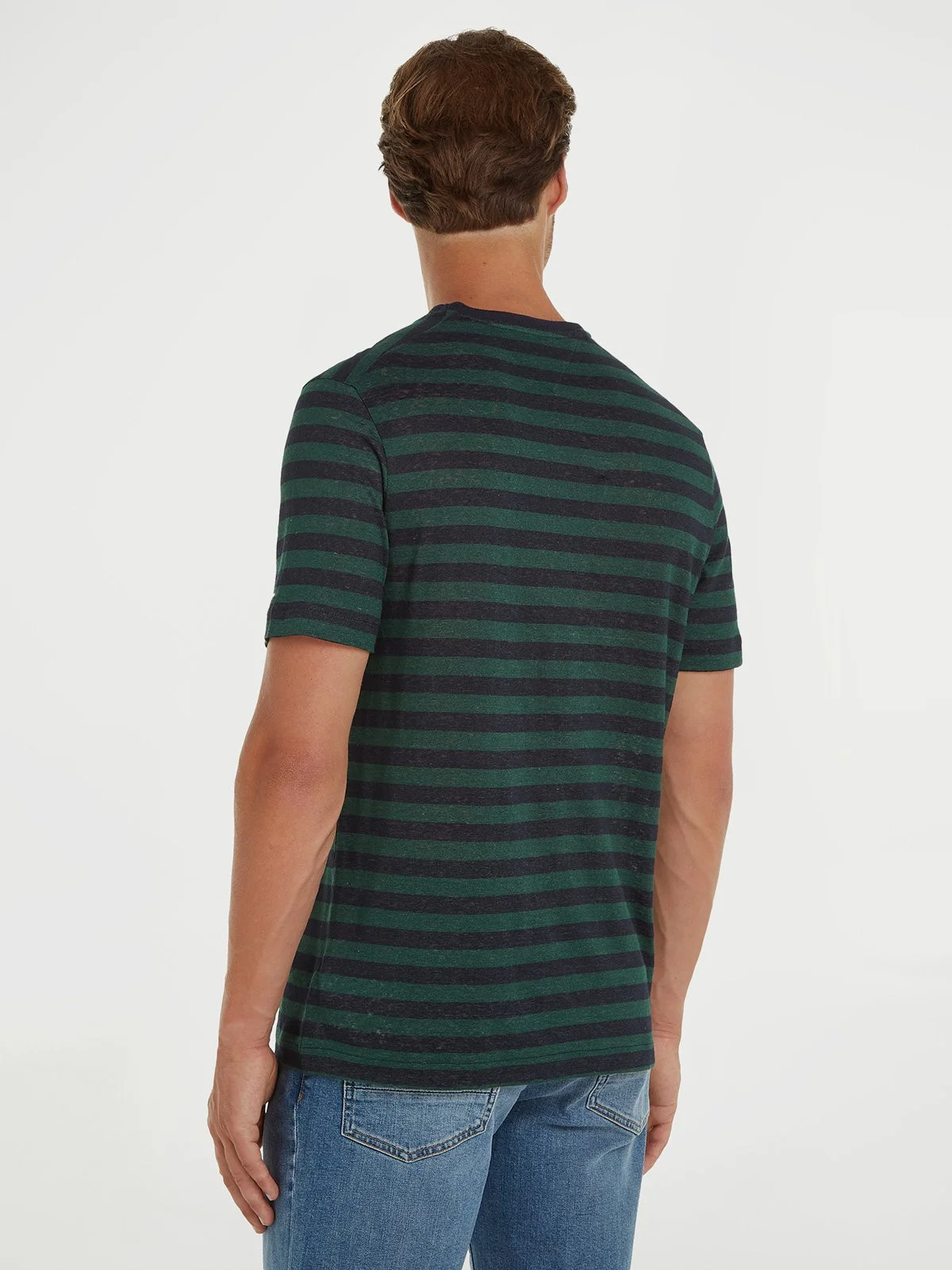 Tommy Hilfiger - DC STRIPE LINEN TEE Tommy Hilfiger - DC STRIPE LINEN TEE