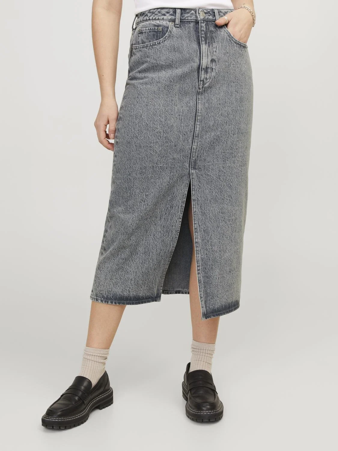 JJXX - JXADYA DENIM LONG SKIRT HW DNM JJXX - JXADYA DENIM LONG SKIRT HW DNM