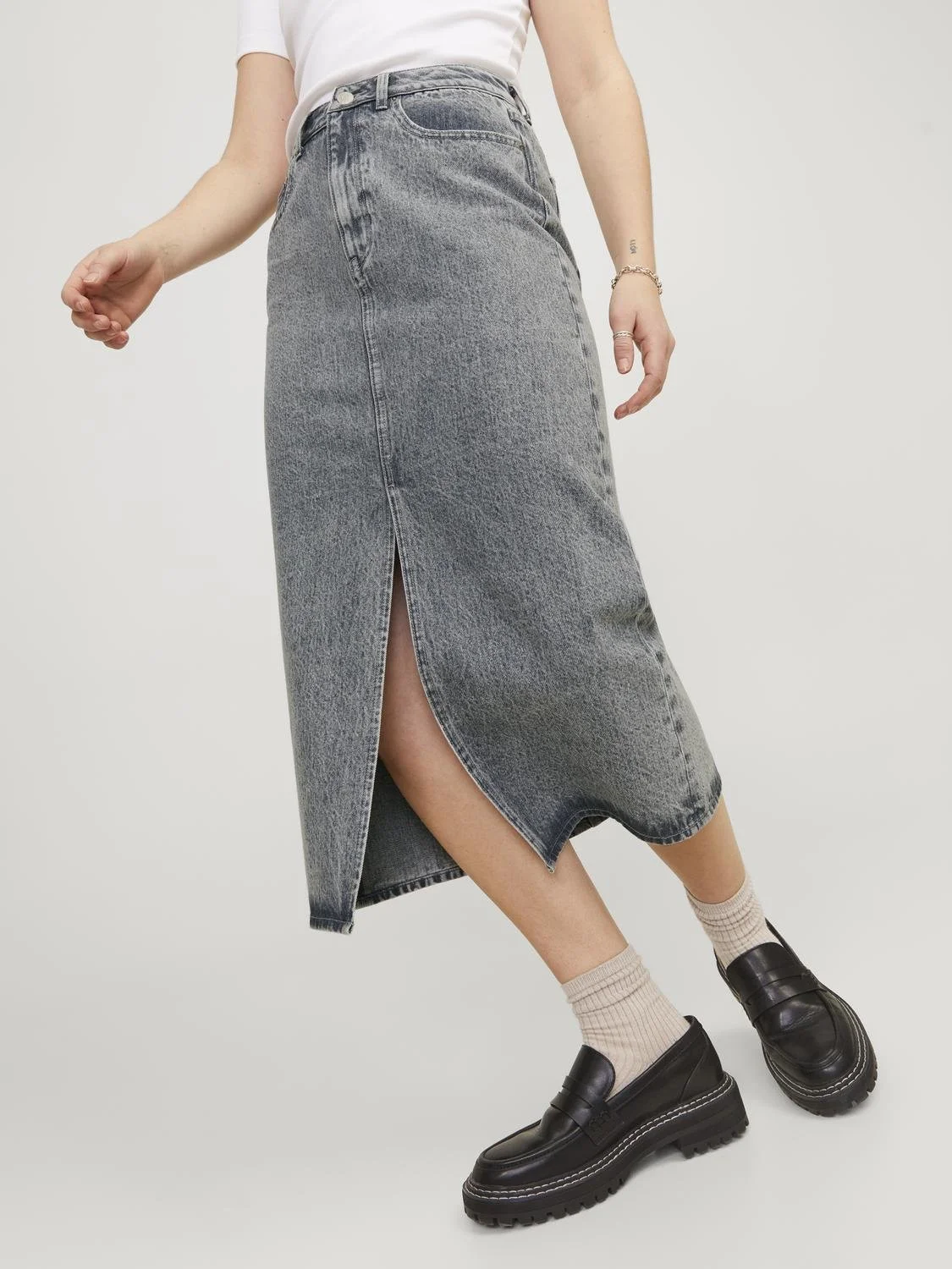 JJXX - JXADYA DENIM LONG SKIRT HW DNM JJXX - JXADYA DENIM LONG SKIRT HW DNM