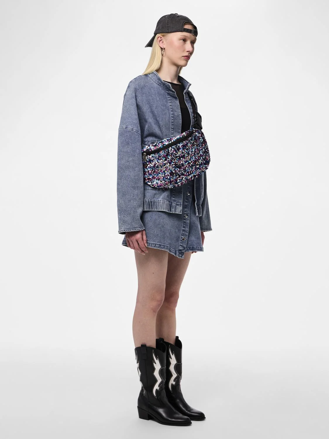 Pieces - PCSTEPHANIA SEQUINS BUMBAG FC Pieces - PCSTEPHANIA SEQUINS BUMBAG FC