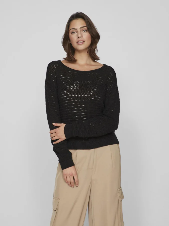 VILA - VIBELLISINA BOATNECK...