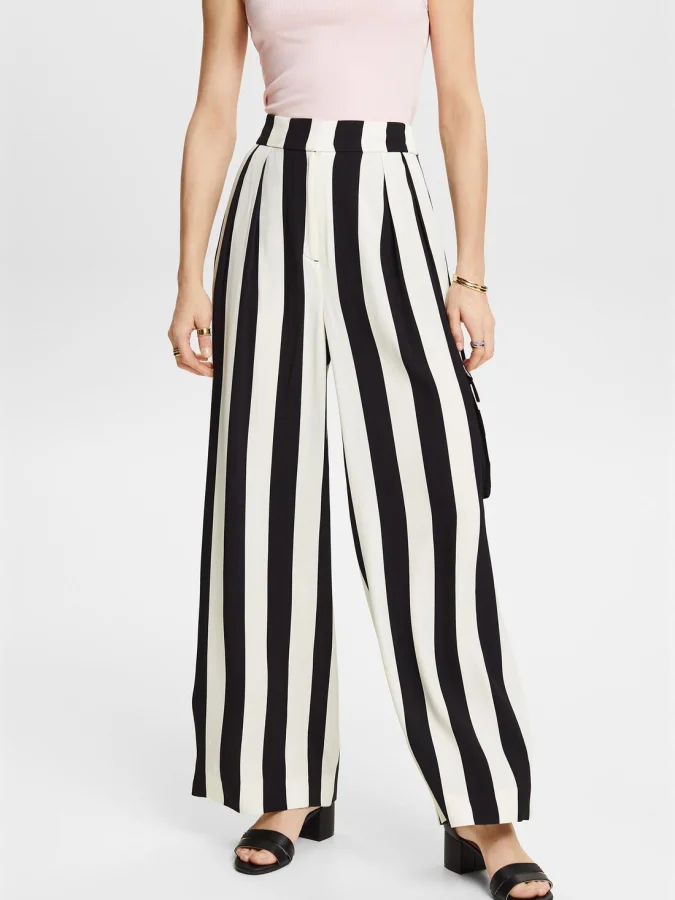 ESPRIT - Striped Wide Leg...
