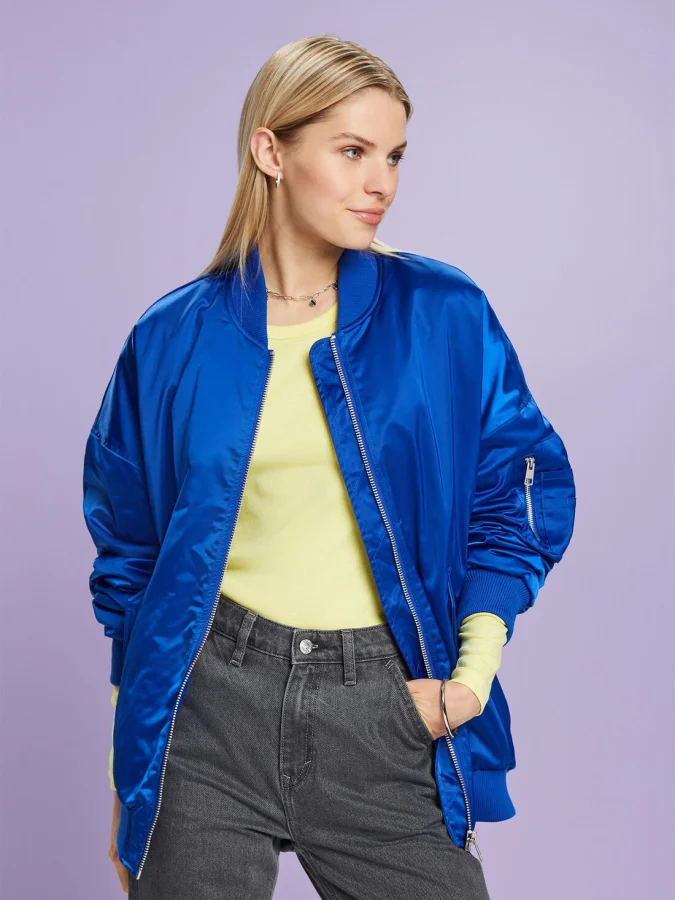 ESPRIT - Satin Bomber Jacket