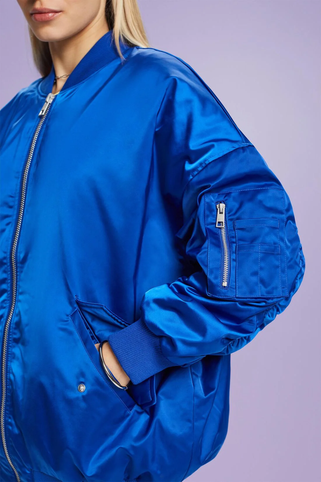ESPRIT - Satin Bomber Jacket ESPRIT - Satin Bomber Jacket