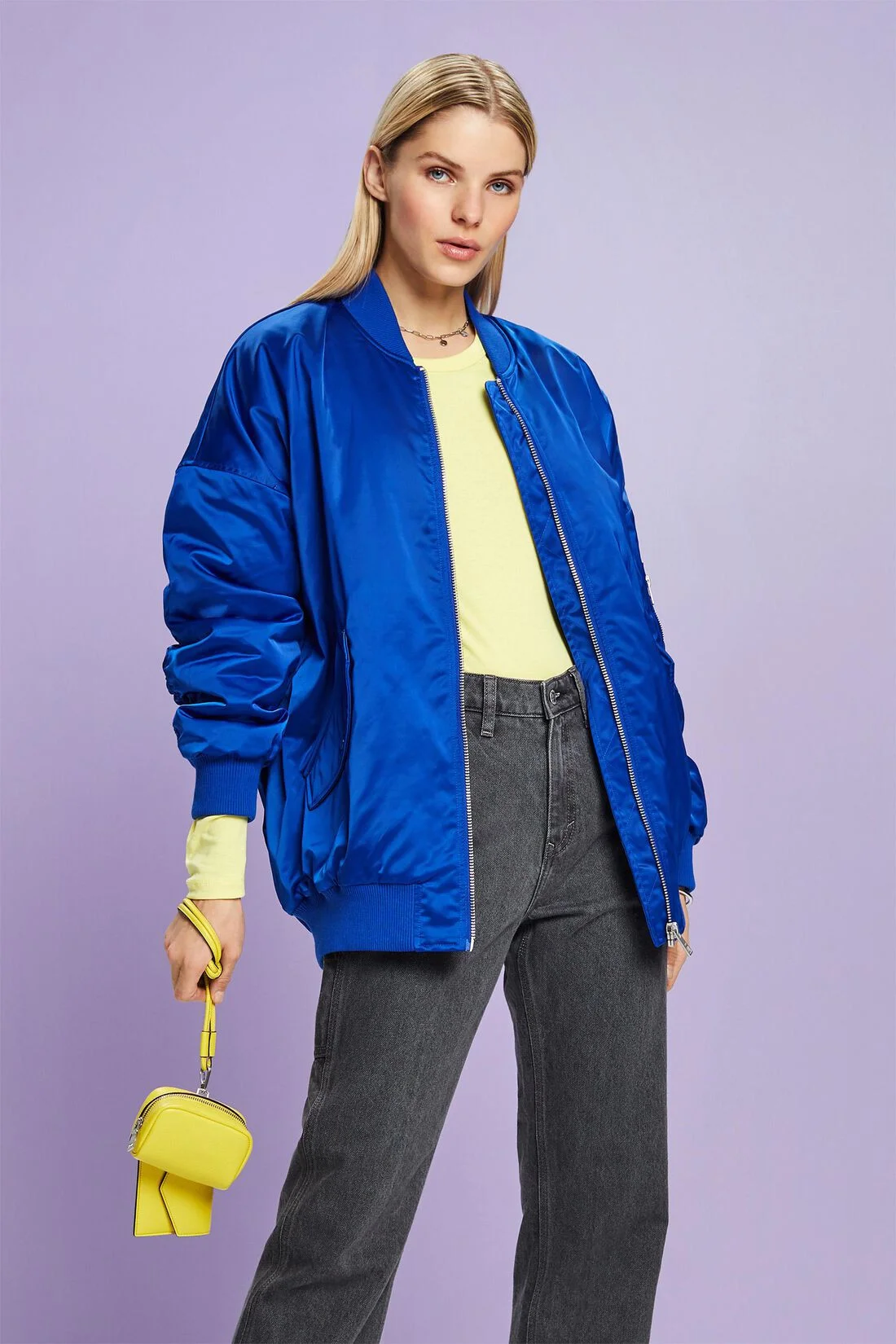 ESPRIT - Satin Bomber Jacket ESPRIT - Satin Bomber Jacket