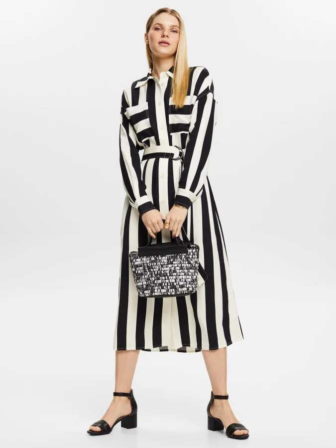 ESPRIT - Striped Belted... 2