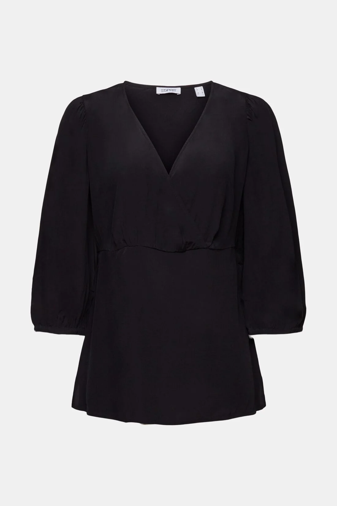 ESPRIT - Gathered Sleeve Crêpe Blouse ESPRIT - Gathered Sleeve Crêpe Blouse
