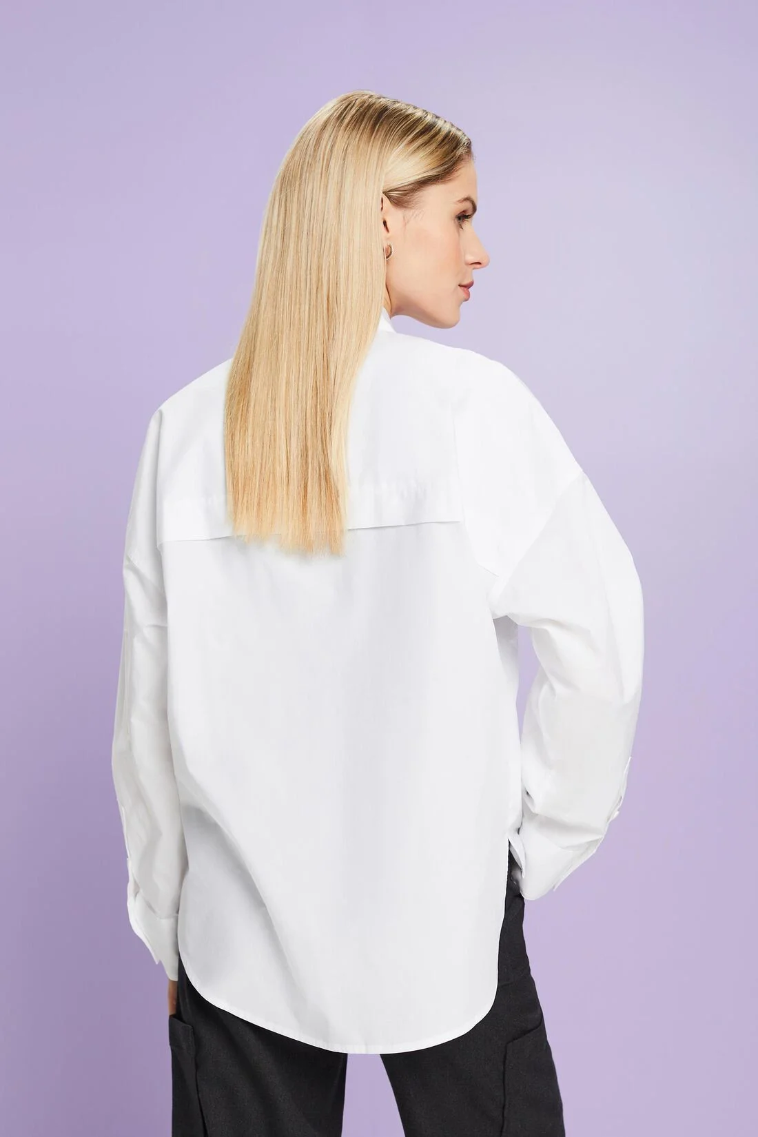 ESPRIT - Cotton-Poplin Button-Down Shirt ESPRIT - Cotton-Poplin Button-Down Shirt