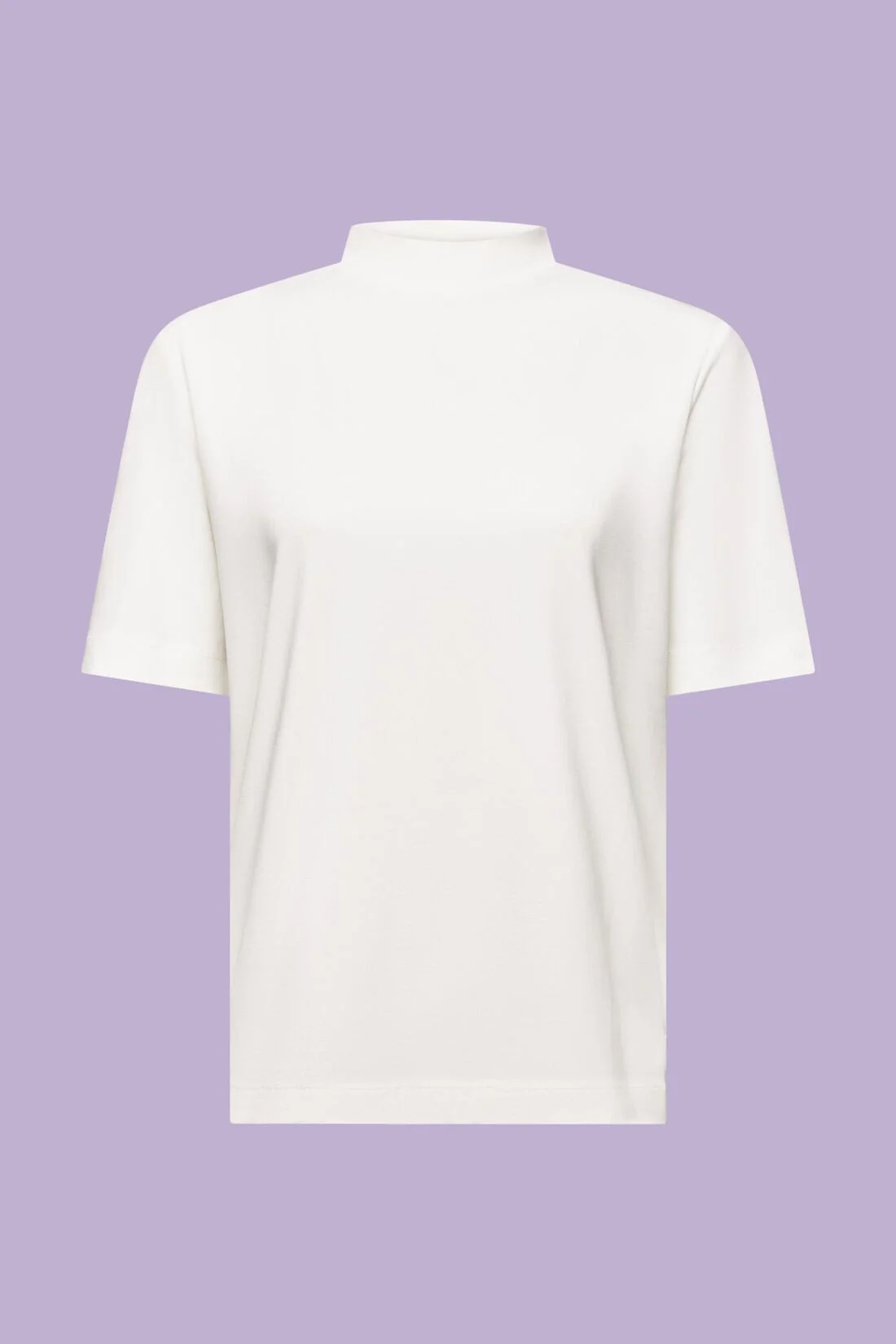 ESPRIT - Mock Neck Jersey T-Shirt ESPRIT - Mock Neck Jersey T-Shirt
