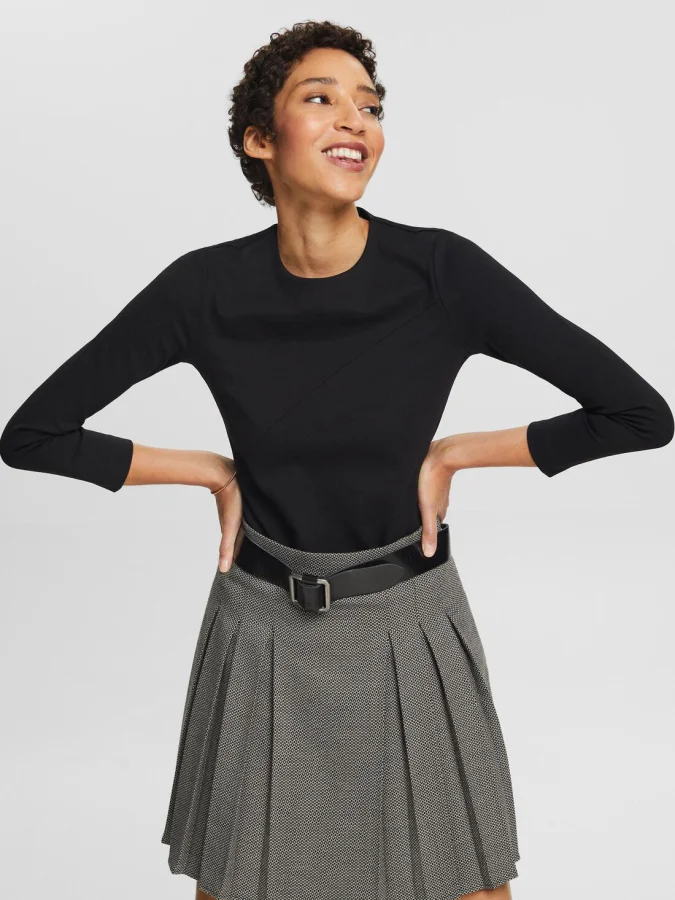 ESPRIT - Long-Sleeve Punto Top