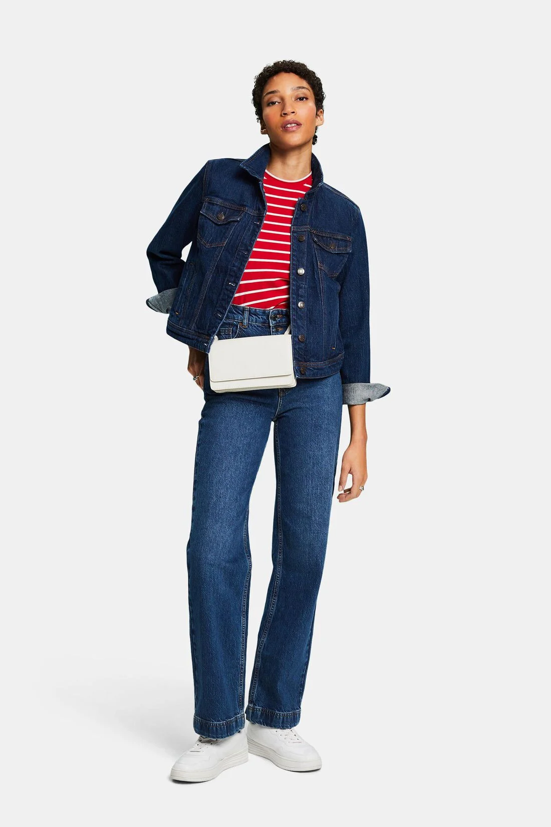 ESPRIT - Striped Crewneck Top ESPRIT - Striped Crewneck Top