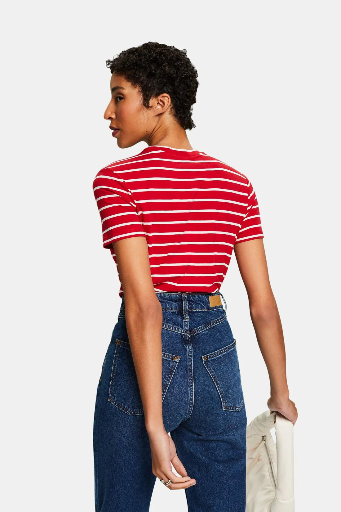 ESPRIT - Striped Crewneck Top ESPRIT - Striped Crewneck Top