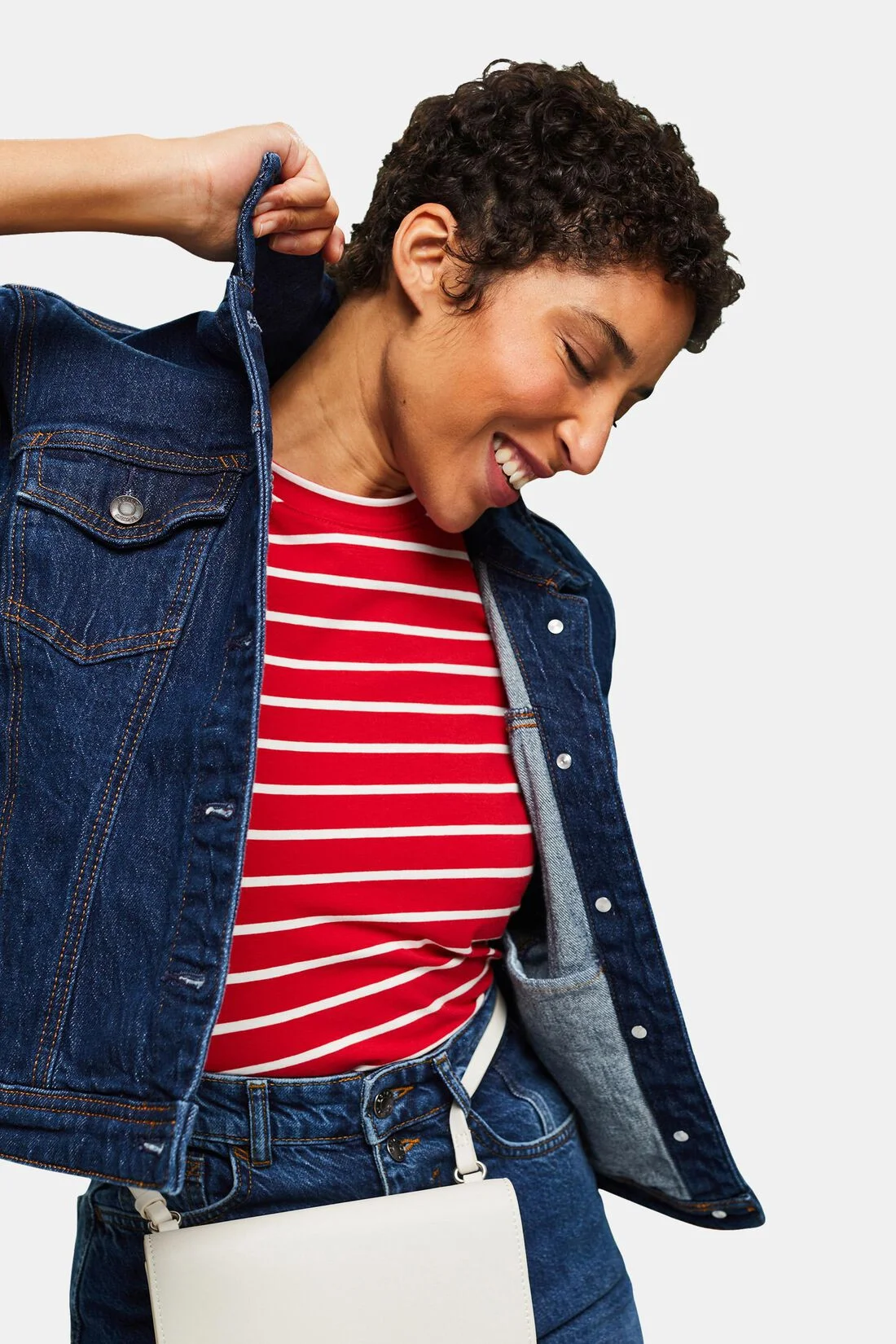 ESPRIT - Striped Crewneck Top ESPRIT - Striped Crewneck Top