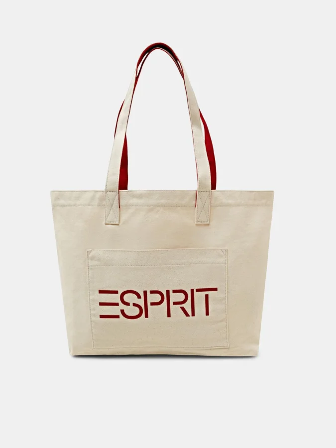 ESPRIT - Logo Canvas Tote Bag