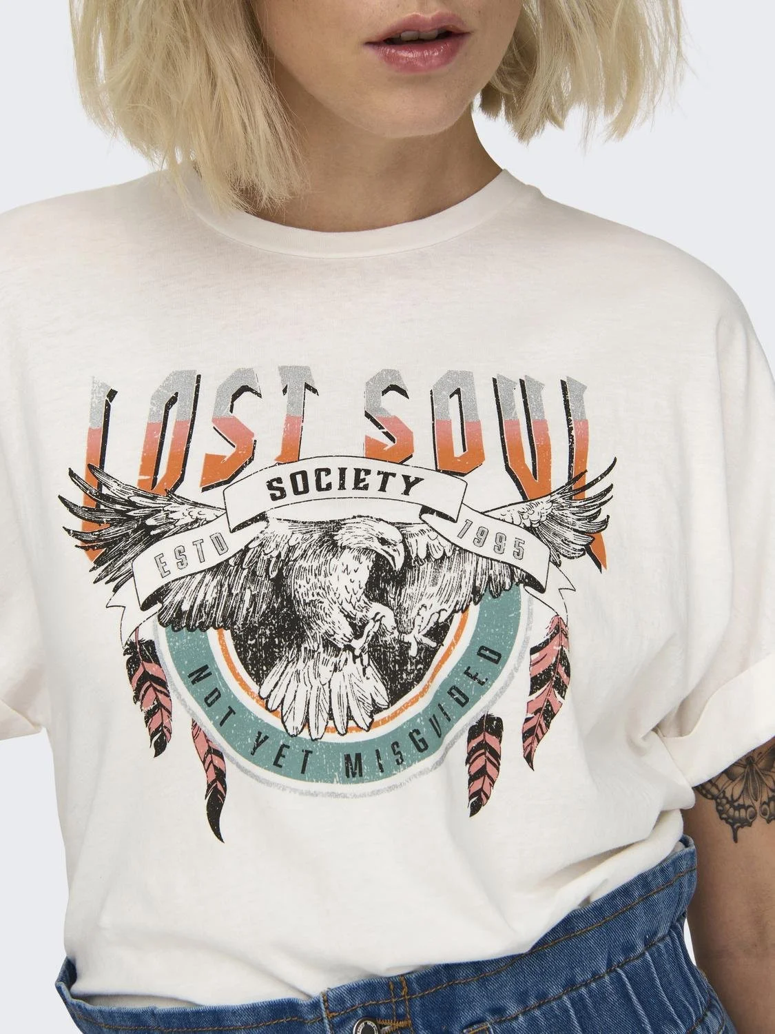 ONLY - ONLLUCY LIFE S/S WILD FOLD-UP... ONLY - ONLLUCY LIFE S/S WILD FOLD-UP...