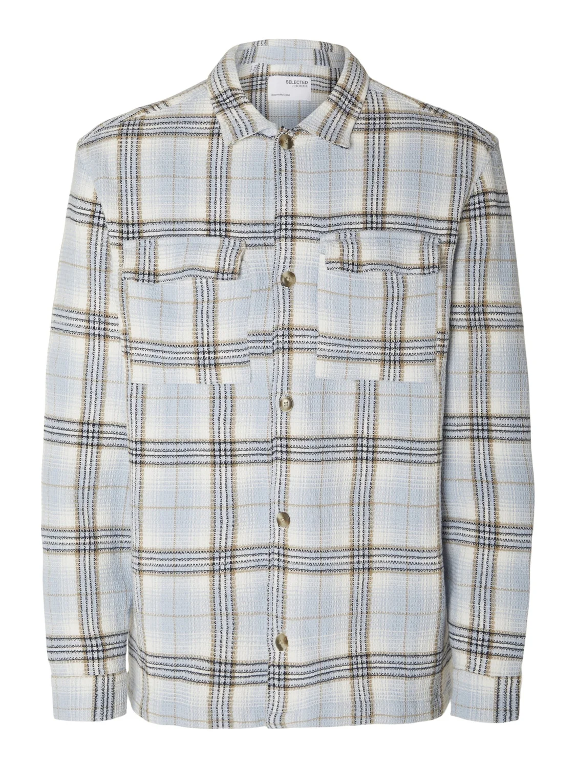 SELECTED MEN - SLH-WAFFLE OVERSHIRT... SELECTED MEN - SLH-WAFFLE OVERSHIRT...