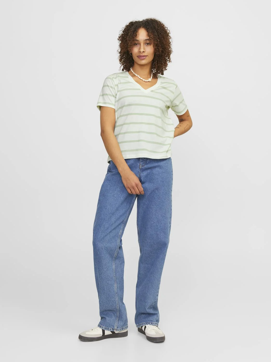 JJXX - JXANNIE REG VNECK STRIPE SS... JJXX - JXANNIE REG VNECK STRIPE SS...