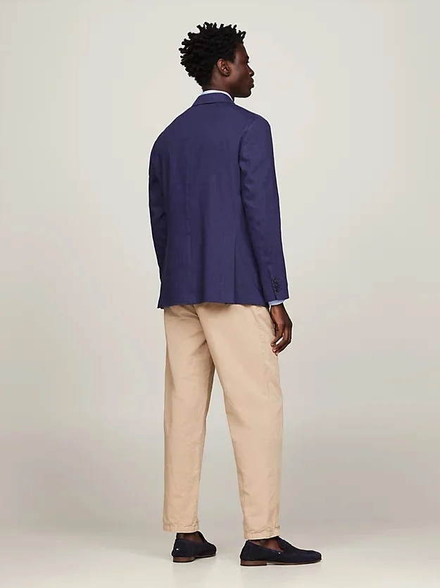 Tommy Hilfiger - DC LINEN VISCOSE BLAZER Tommy Hilfiger - DC LINEN VISCOSE BLAZER