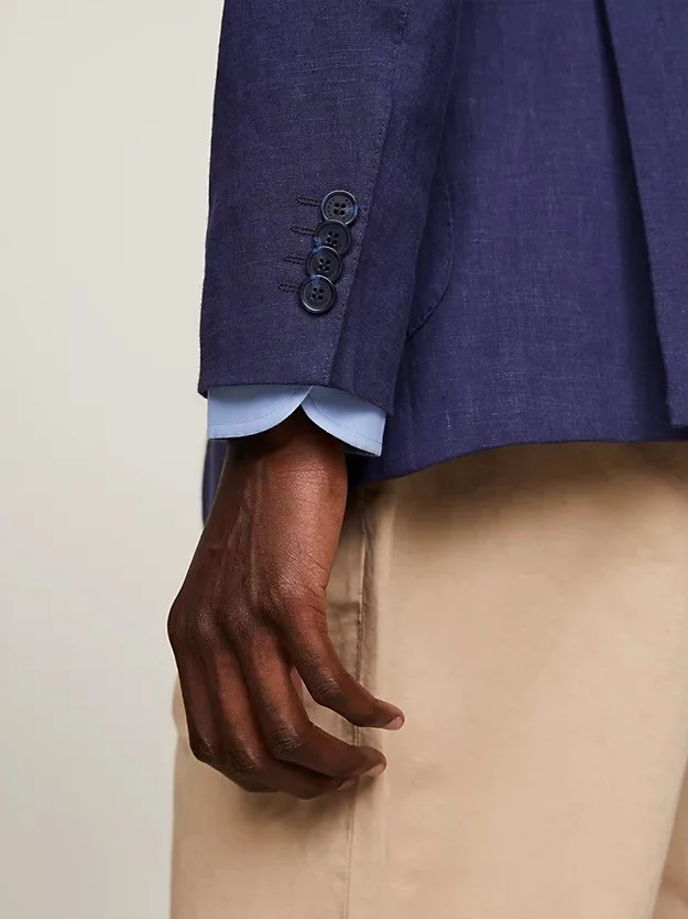 Tommy Hilfiger - DC LINEN VISCOSE BLAZER Tommy Hilfiger - DC LINEN VISCOSE BLAZER