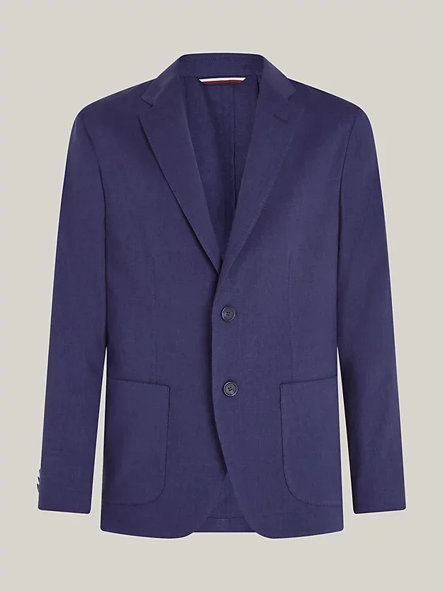 Tommy Hilfiger - DC LINEN VISCOSE BLAZER Tommy Hilfiger - DC LINEN VISCOSE BLAZER