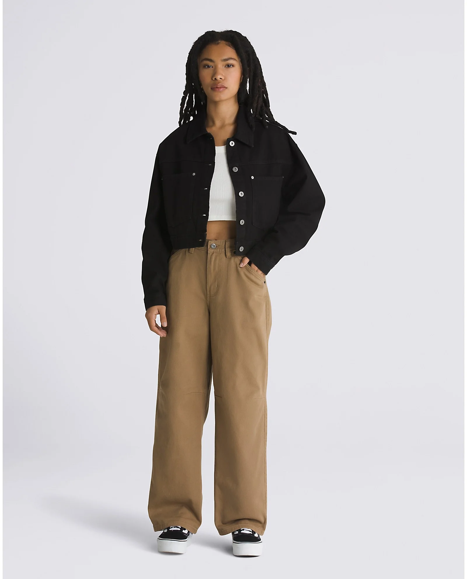 VANS - Raynes Crop Trucker Jacket VANS - Raynes Crop Trucker Jacket