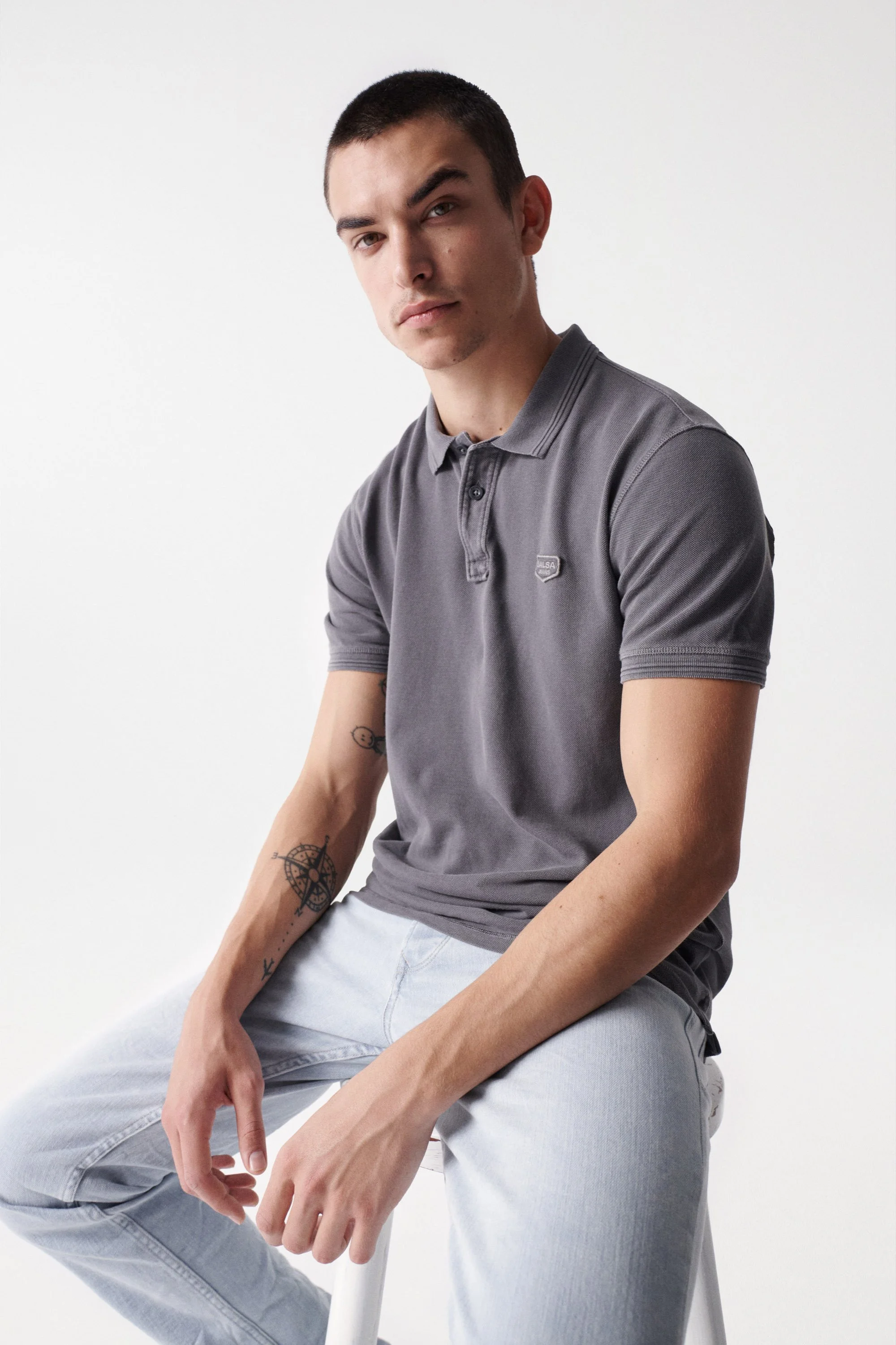 Salsa Jeans - PREMIUM WASHED POLO Salsa Jeans - PREMIUM WASHED POLO