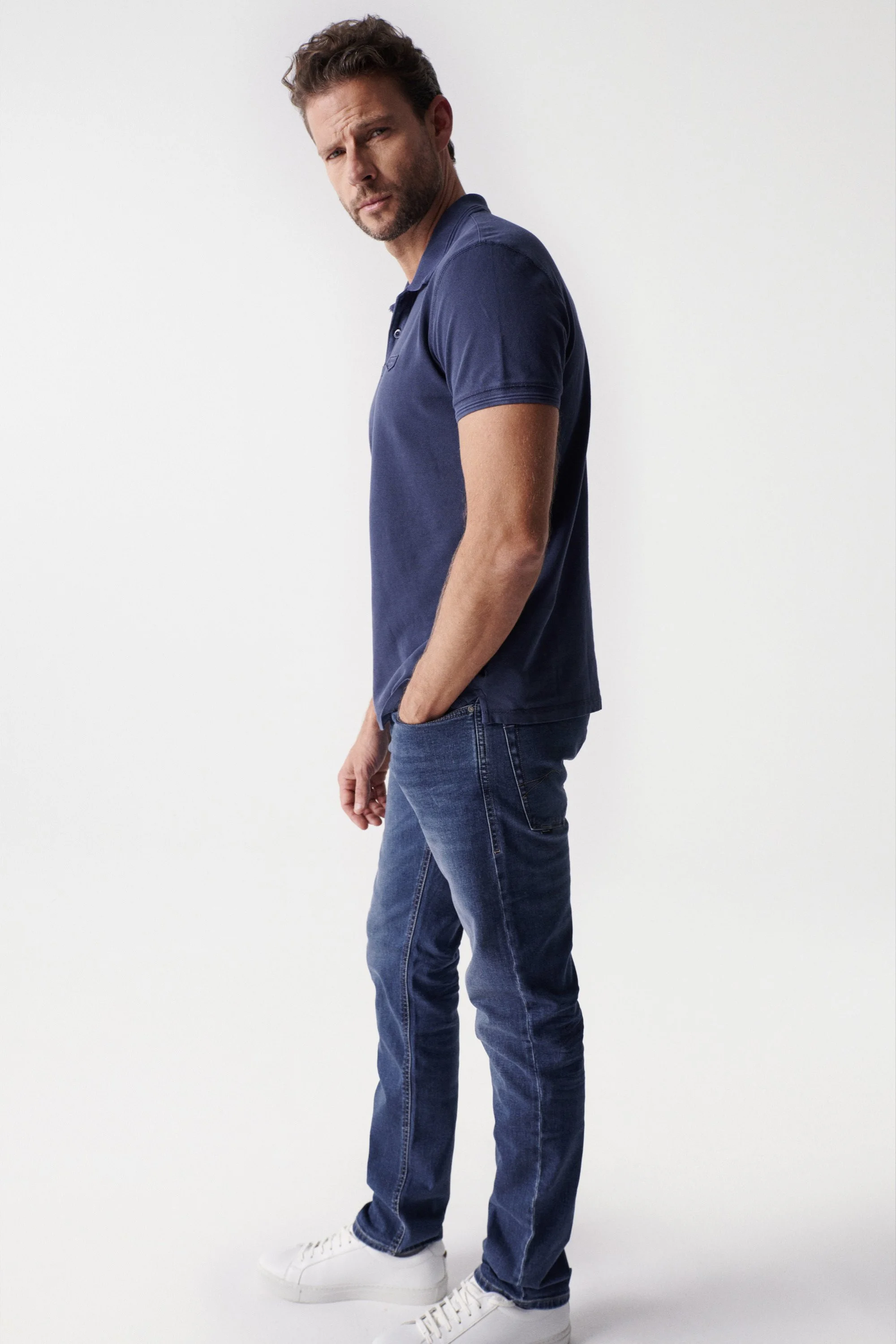 Salsa Jeans - PREMIUM WASHED POLO Salsa Jeans - PREMIUM WASHED POLO