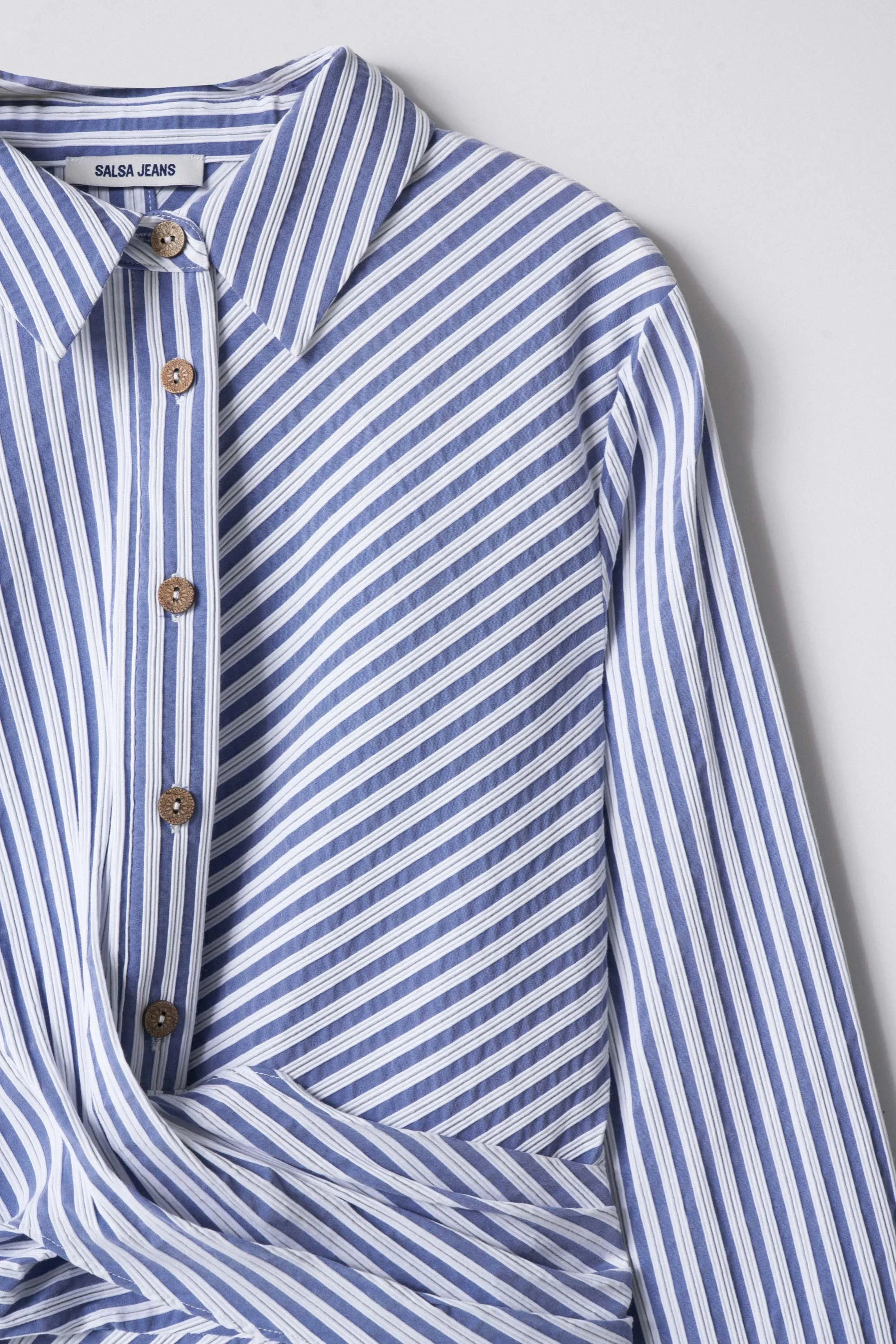 Salsa Jeans - STRIPED ASYMMETRIC MIDI... Salsa Jeans - STRIPED ASYMMETRIC MIDI...