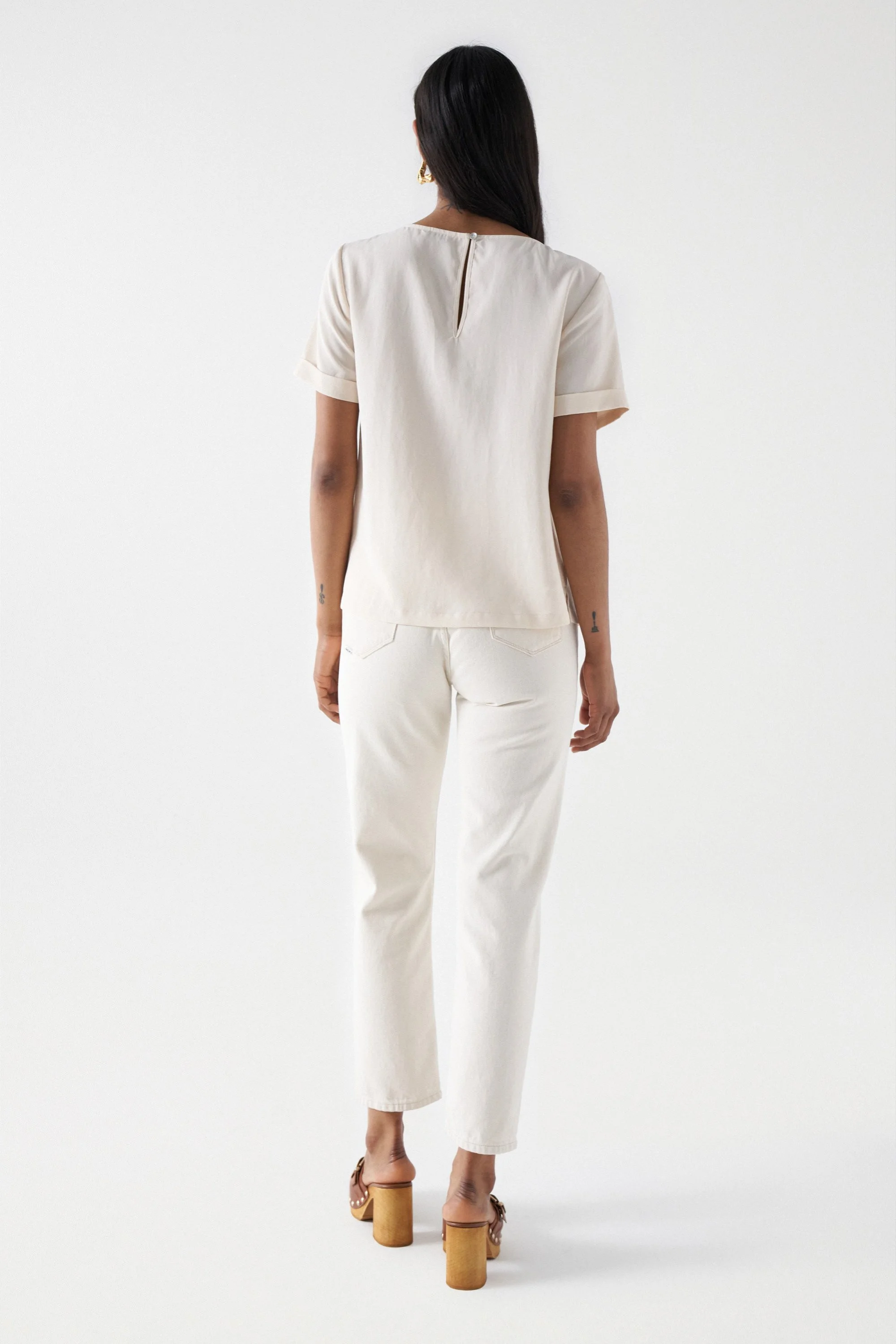 Salsa Jeans - BLOUSE WITH KNOT DETAIL... Salsa Jeans - BLOUSE WITH KNOT DETAIL...