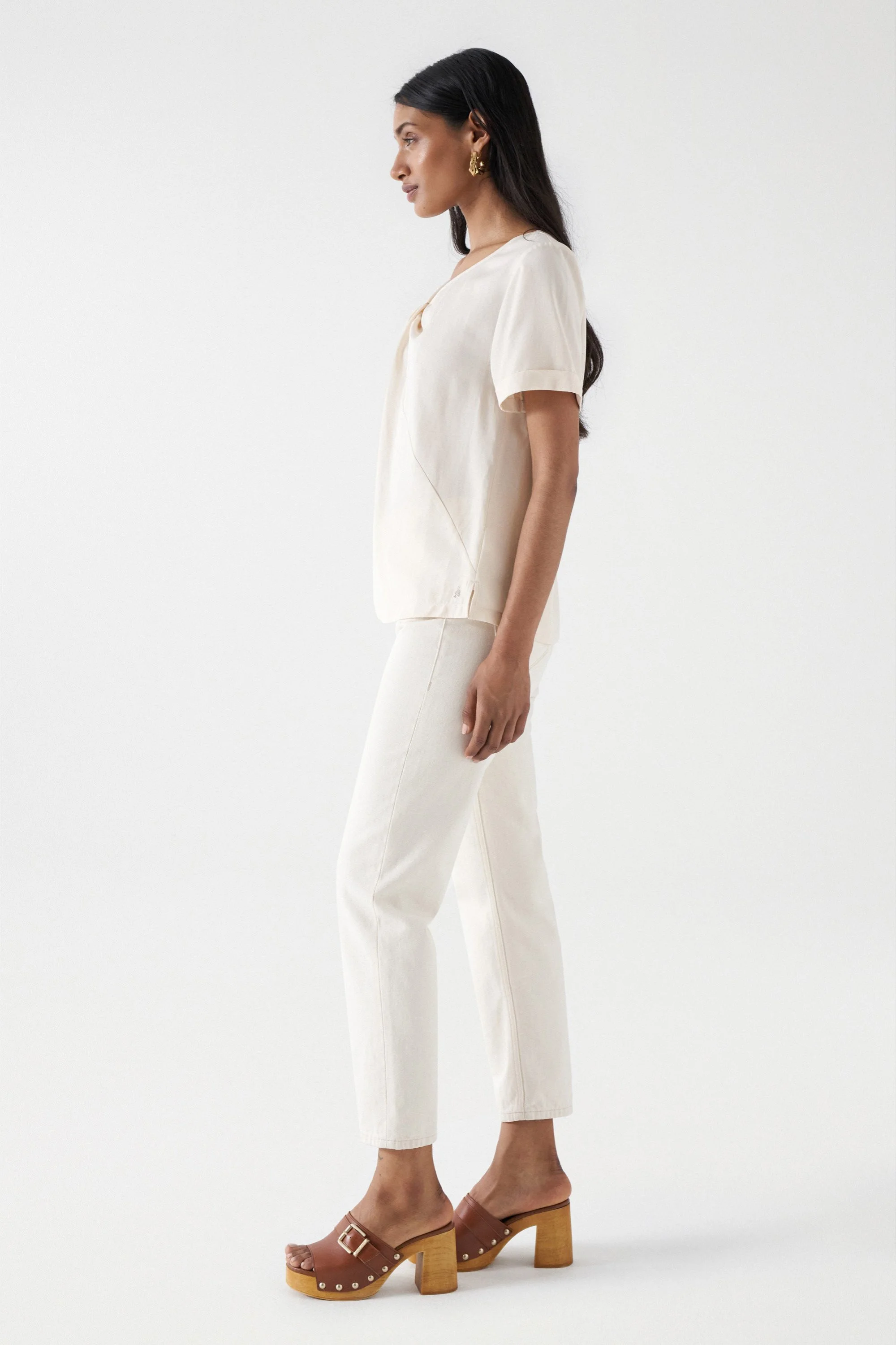 Salsa Jeans - BLOUSE WITH KNOT DETAIL... Salsa Jeans - BLOUSE WITH KNOT DETAIL...