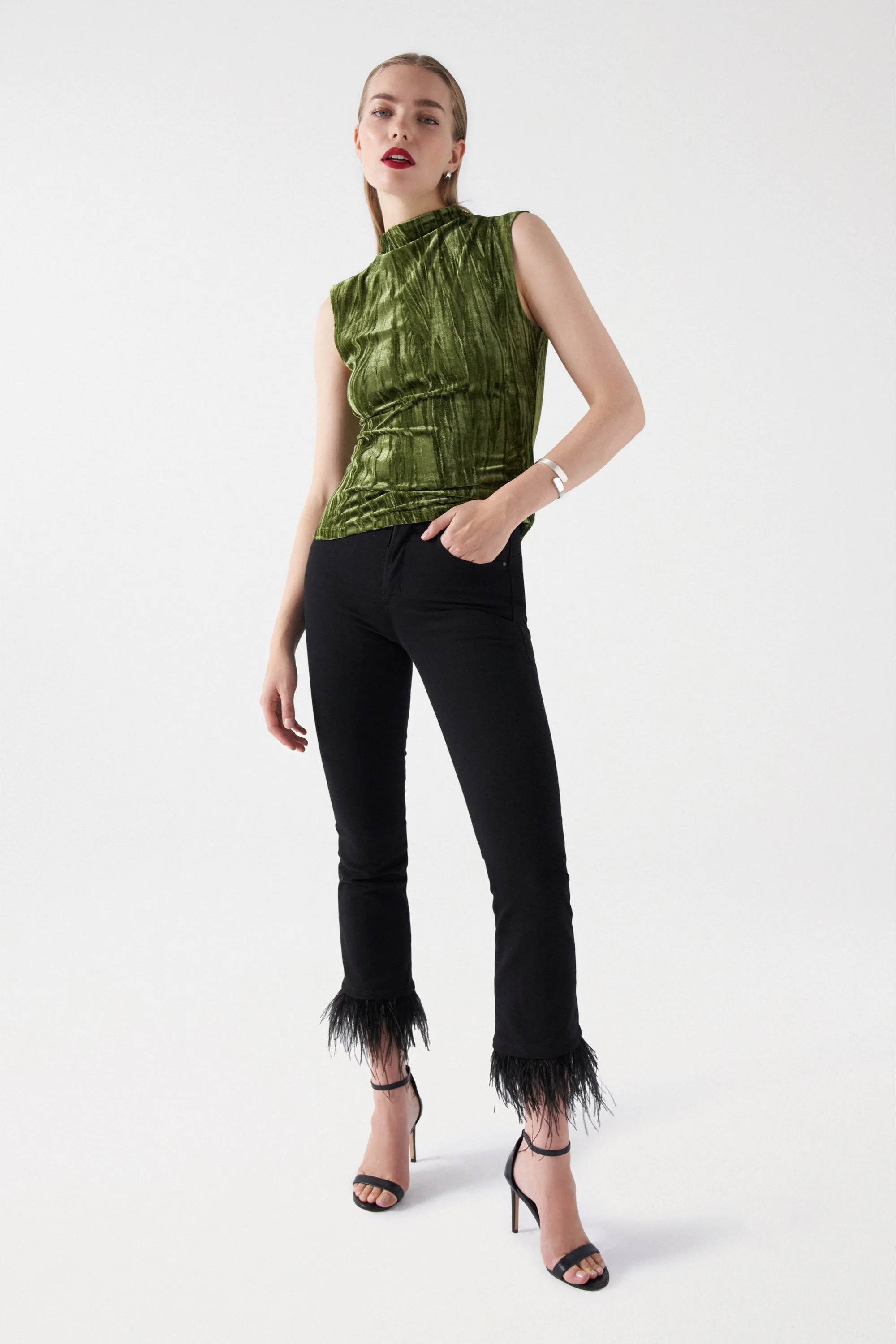 Salsa Jeans - SLEEVELESS HIGH NECK TOP Salsa Jeans - SLEEVELESS HIGH NECK TOP